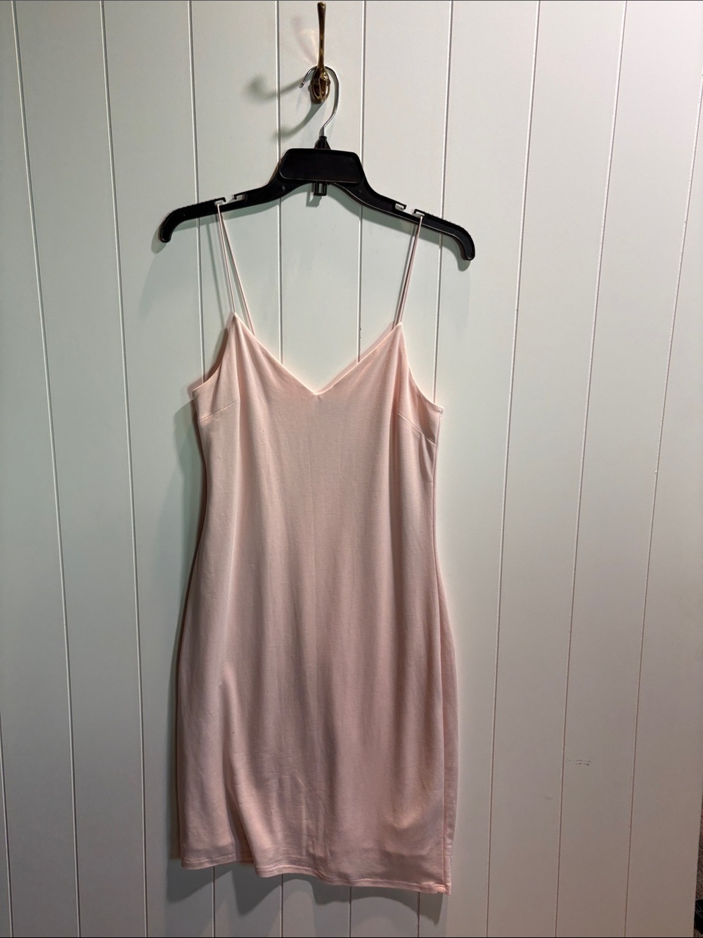 Volcom baby pink slip tank dress fully lined stretchy and soft 10